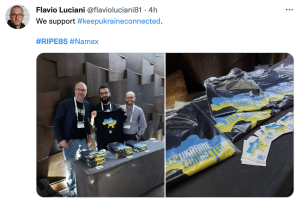 Tweet of Keep Ukraine Connected